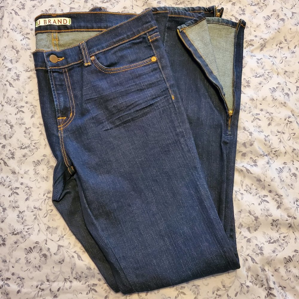 J Brand TheDeal Pencil Leg Jean Zip Ankles Sz31/12